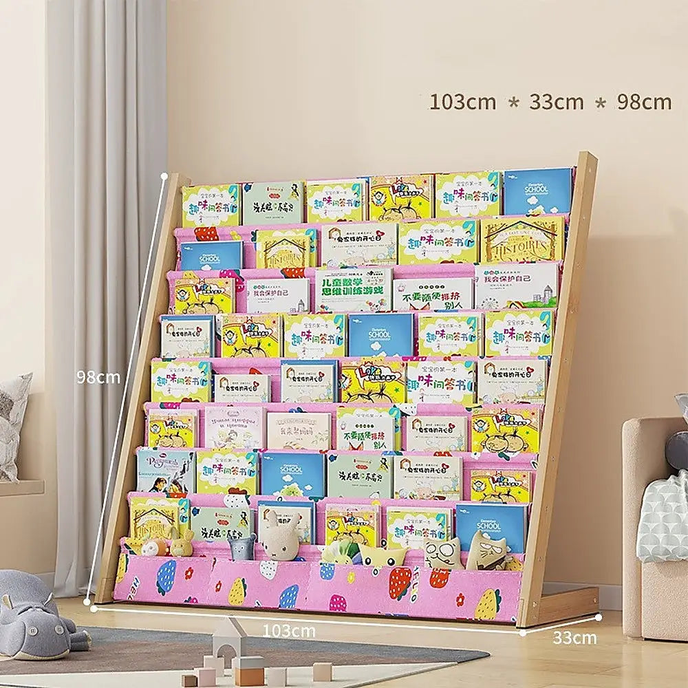 Children’s Bookshelf Bookcase Magazine Rack Home Storage - Furniture > Office
