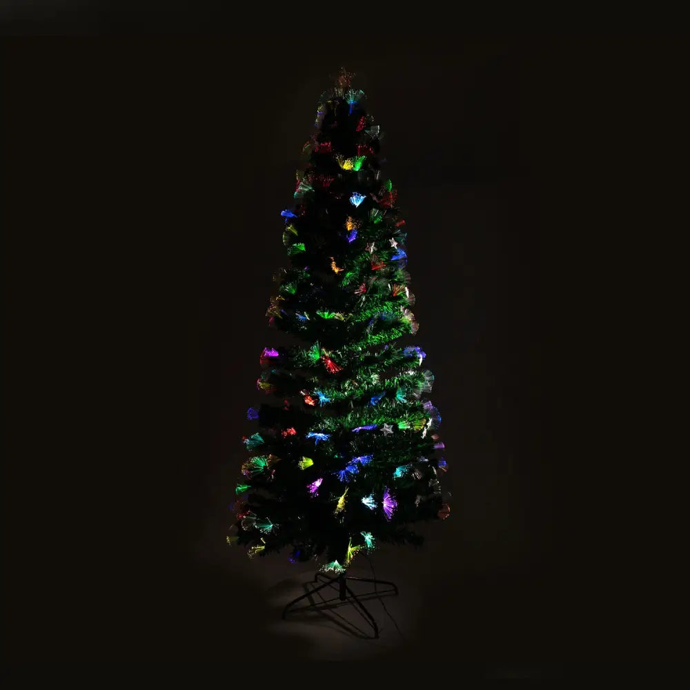 Christabelle 1.8m Enchanted Pre Lit Fibre Optic Christmas Tree Stars Xmas Decor - Occasions > Christmas > Christmas
