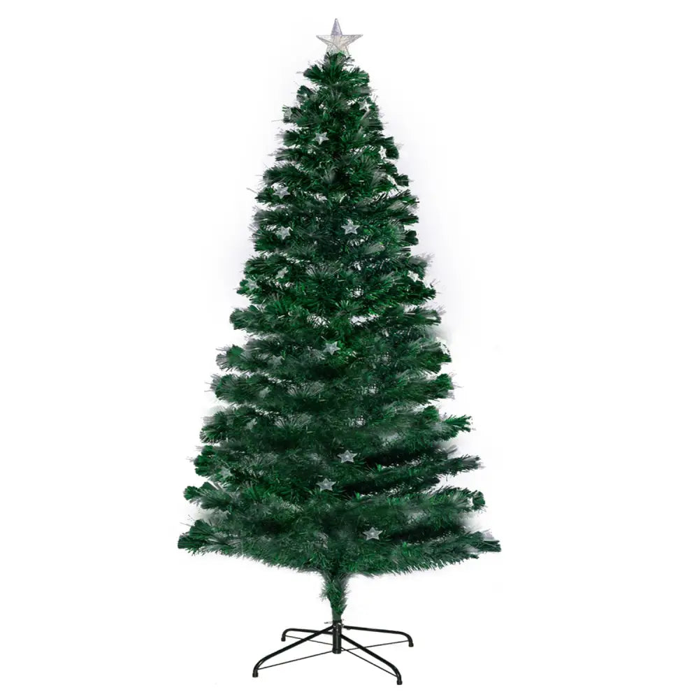 Christabelle 2.1m Enchanted Pre Lit Fibre Optic Christmas Tree Xmas Decor - Occasions > Christmas > Christmas Trees