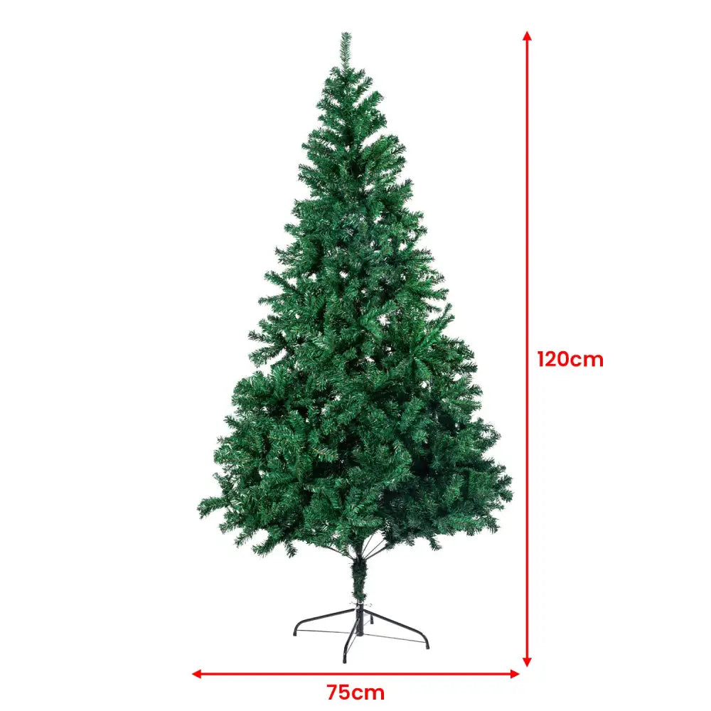Christabelle Christmas Tree Decor 1.2m Xmas Decorations - 300 Tips Green - Occasions > Christmas > Christmas Trees