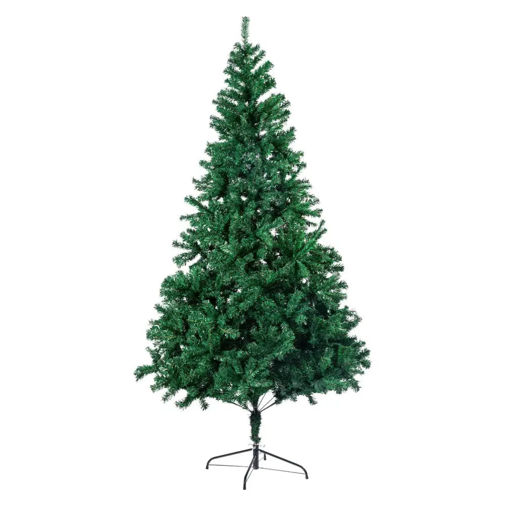 Christabelle Green Christmas Tree 2.4m Xmas Decor Decorations - 1500 Tips - Occasions > Christmas > Christmas Trees