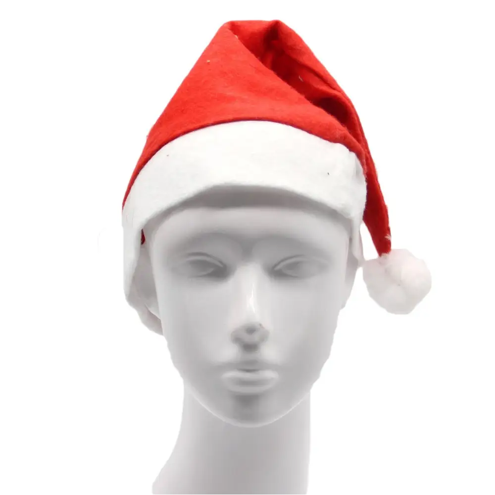 Christmas Unisex Adults Kids Novelty Hat Xmas Party Cap Santa Costume Dress Up Santa Hat (Adults) - Occasions >