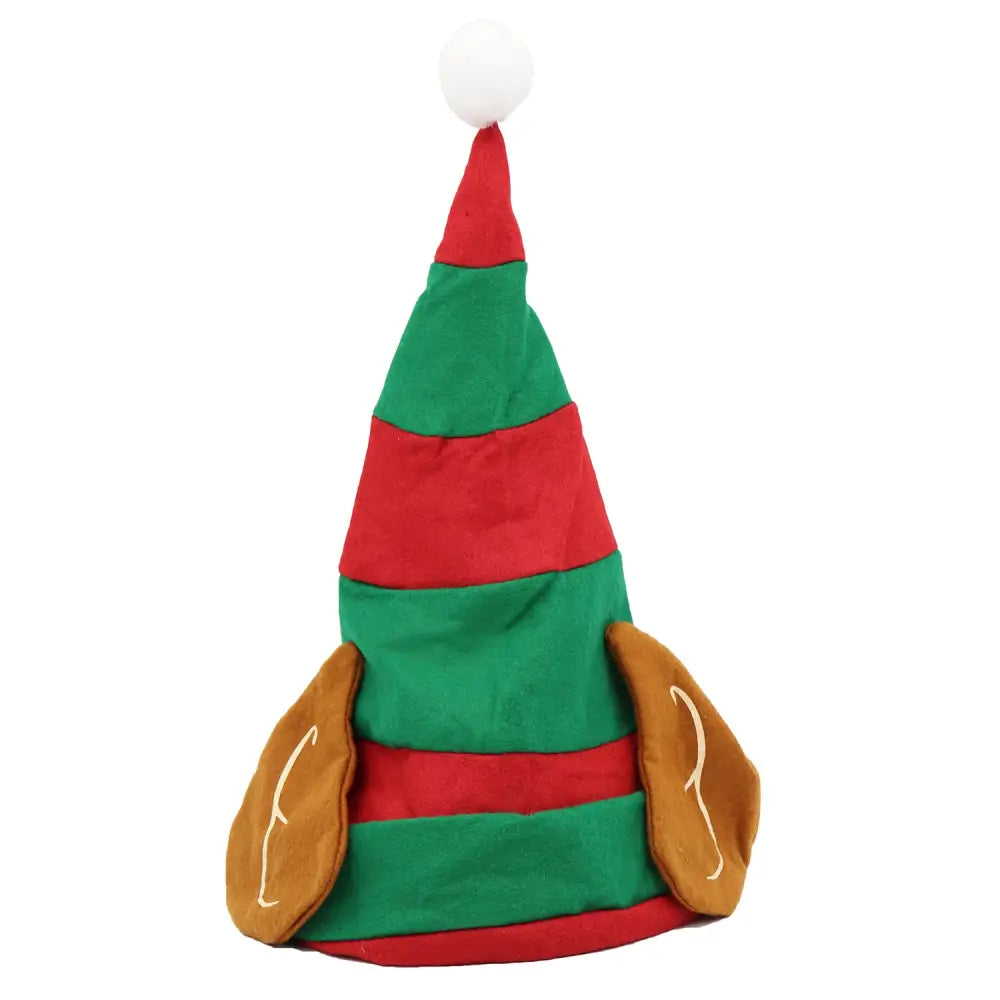 Christmas Unisex Adults Kids Novelty Hat Xmas Party Cap Santa Costume Dress Up Elf w Ears - Occasions > Christmas >