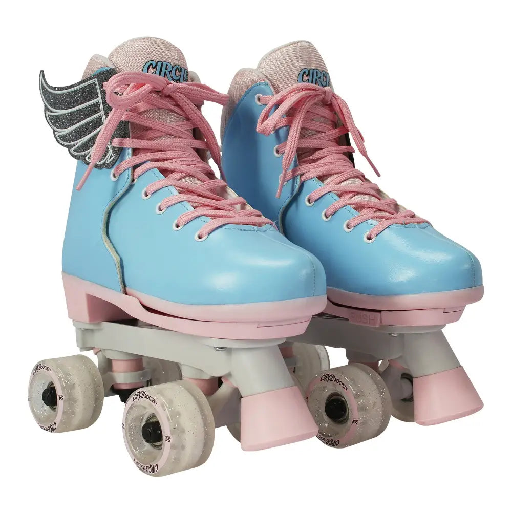 Circle Society Adjustable Kids Quad Roller Skates In Cotton Candy - Home & Garden > Pool & Accessories > Pool Toys &