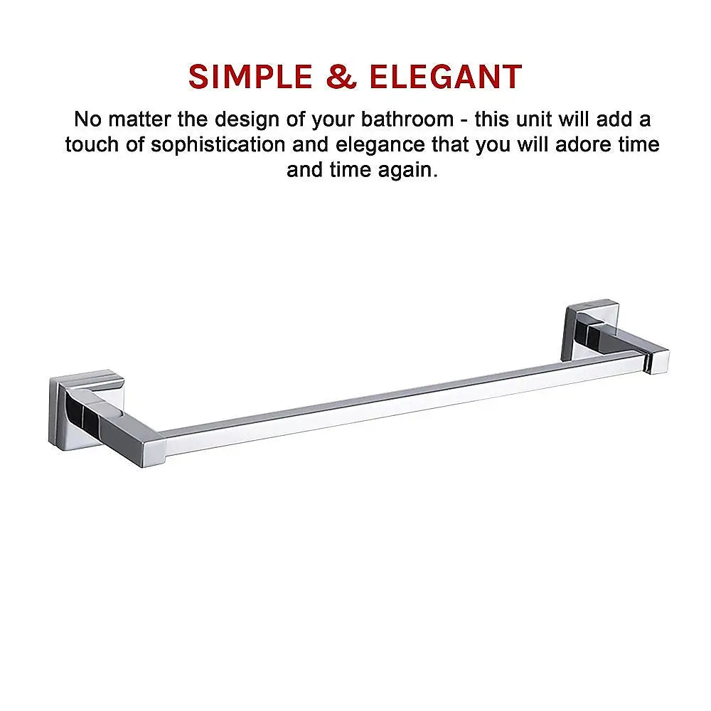 Classic Chrome Towel Bar Rail Bathroom - Home & Garden > DIY > Kitchen & Bathroom DIY