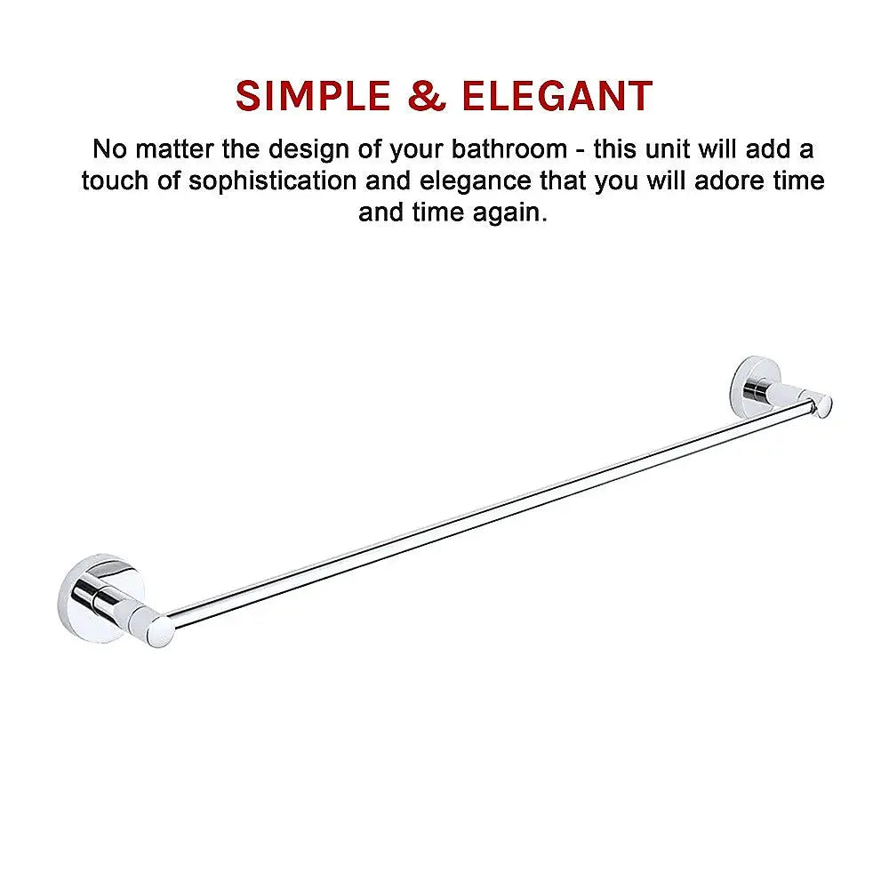 Classic Chrome Towel Bar Rail Bathroom - Home & Garden > DIY > Kitchen & Bathroom DIY