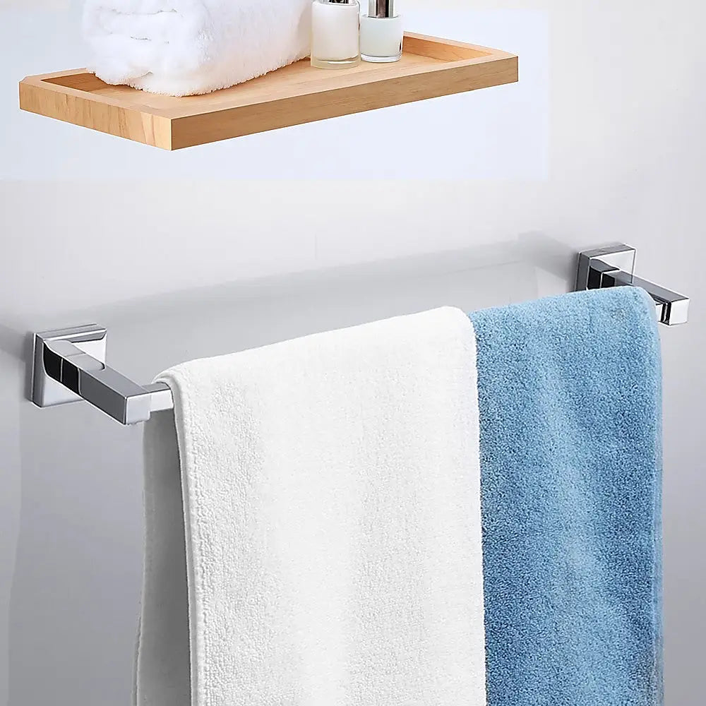 Classic Chrome Towel Bar Rail Bathroom - Home & Garden > DIY > Kitchen & Bathroom DIY