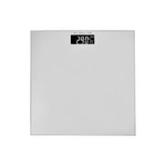 Clevinger Silver Digital Glass Bathroom Scale Max Capacity 180KG - Home & Garden > Scales > Bathroom Scales