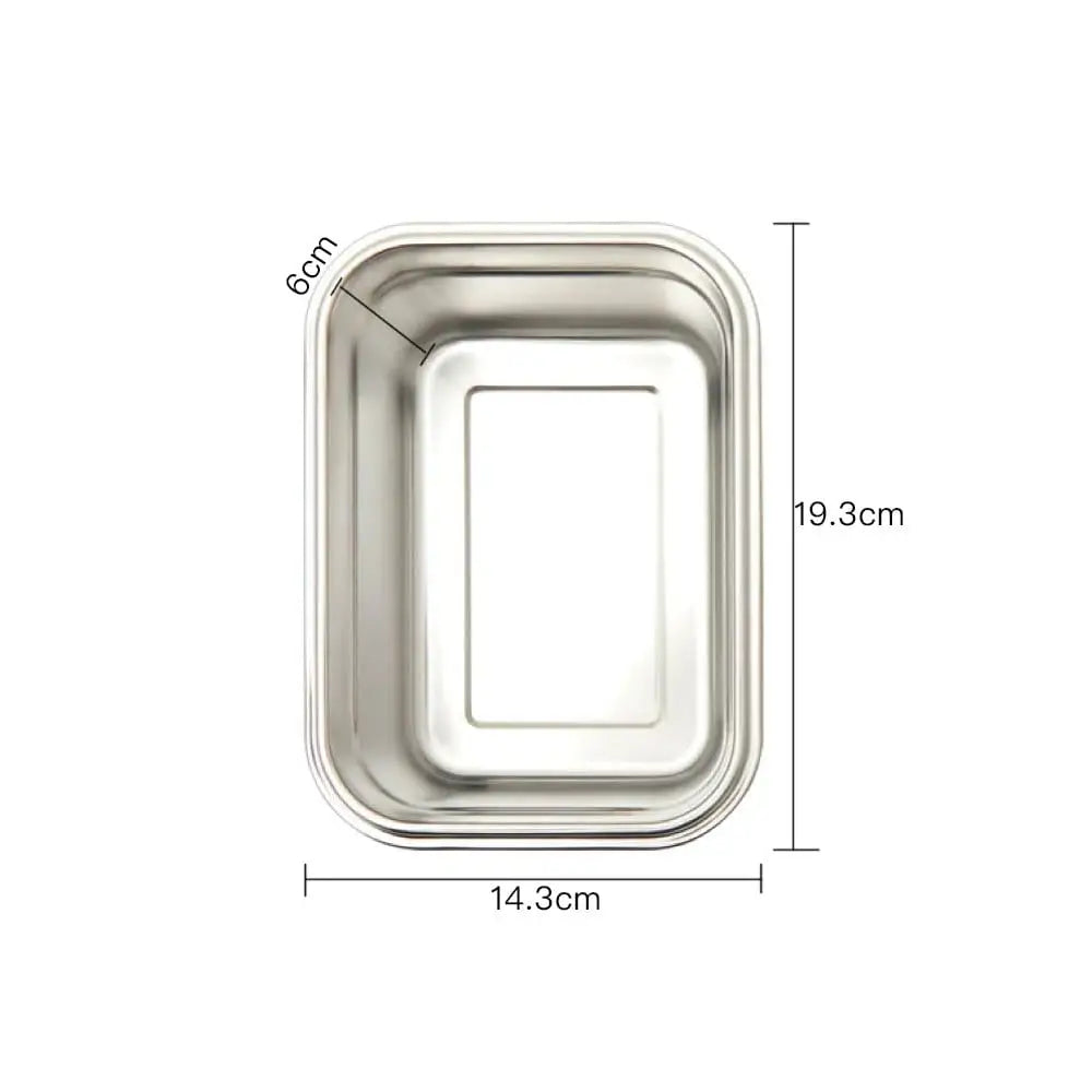 Clevinger Stainless Steel Bamboo Large Lunch Box 1200ml - Home & Garden > Kitchenware > Food Storage