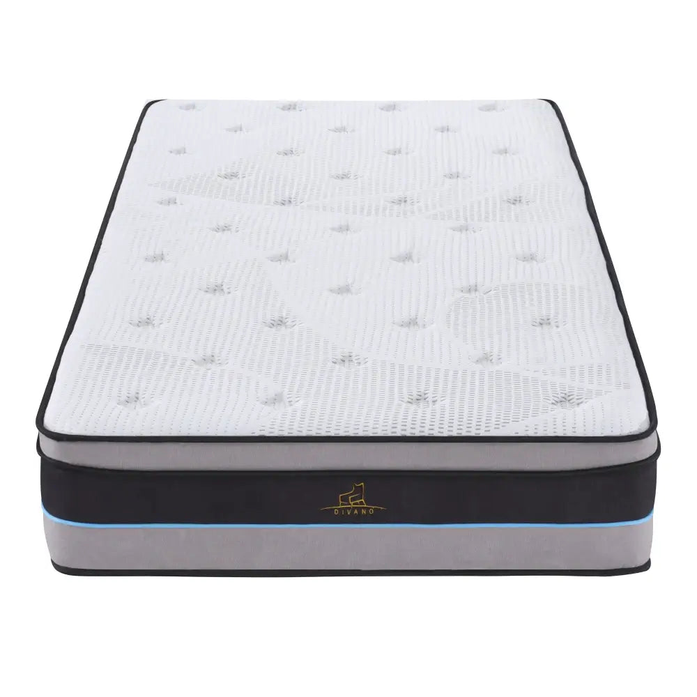 Cloud Dreams King Single Pocket Spring Luxury Plush Top 28cm Mattress - Furniture > Mattresses