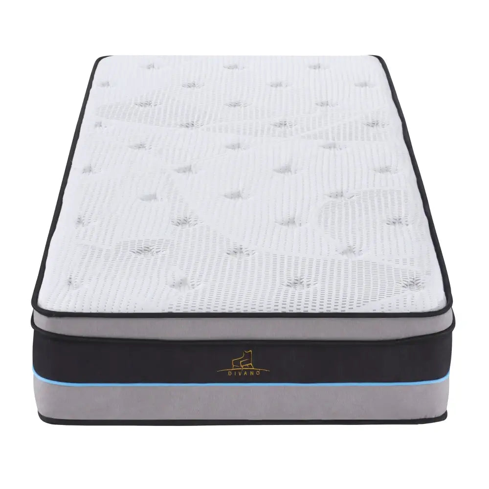 Cloud Dreams Single Size Pocket Spring Luxury Plush Top 28cm Mattress - Furniture > Mattresses