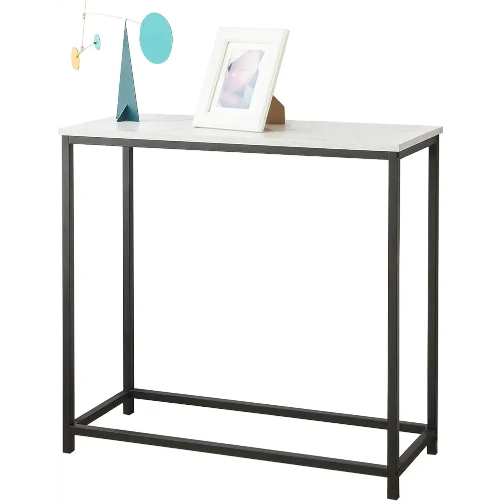 Console Table Metal Frame Hallway Table - Audio & Video > Musical Instrument & Accessories > Audio Accessories
