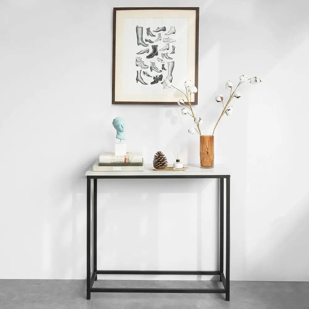 Console Table Metal Frame Hallway Table - Audio & Video > Musical Instrument & Accessories > Audio Accessories