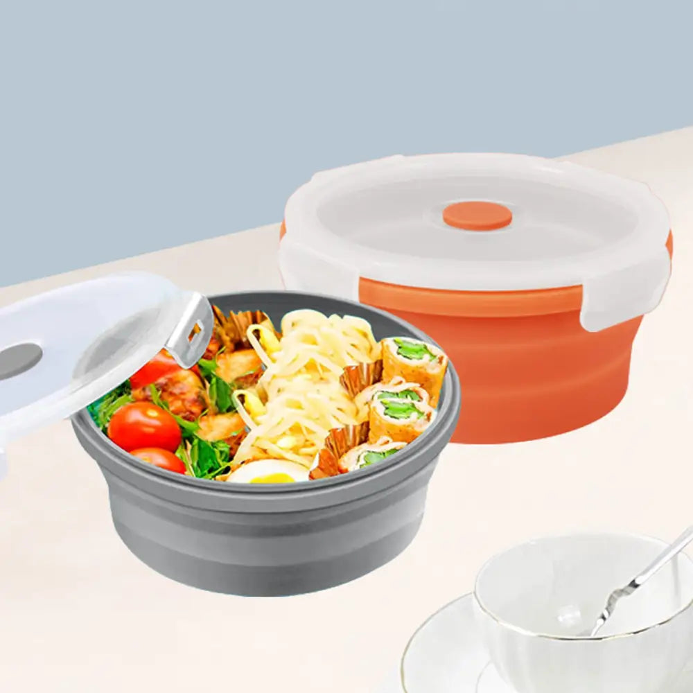 Cook Easy 2pc 540ml Collapsible Silicone Storage Container - Home & Garden > Kitchenware > Food Storage