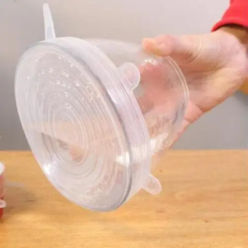 Cook Easy 6pcs Silicone Stretch Lids Set Small - Home & Garden > Kitchenware > Food Storage