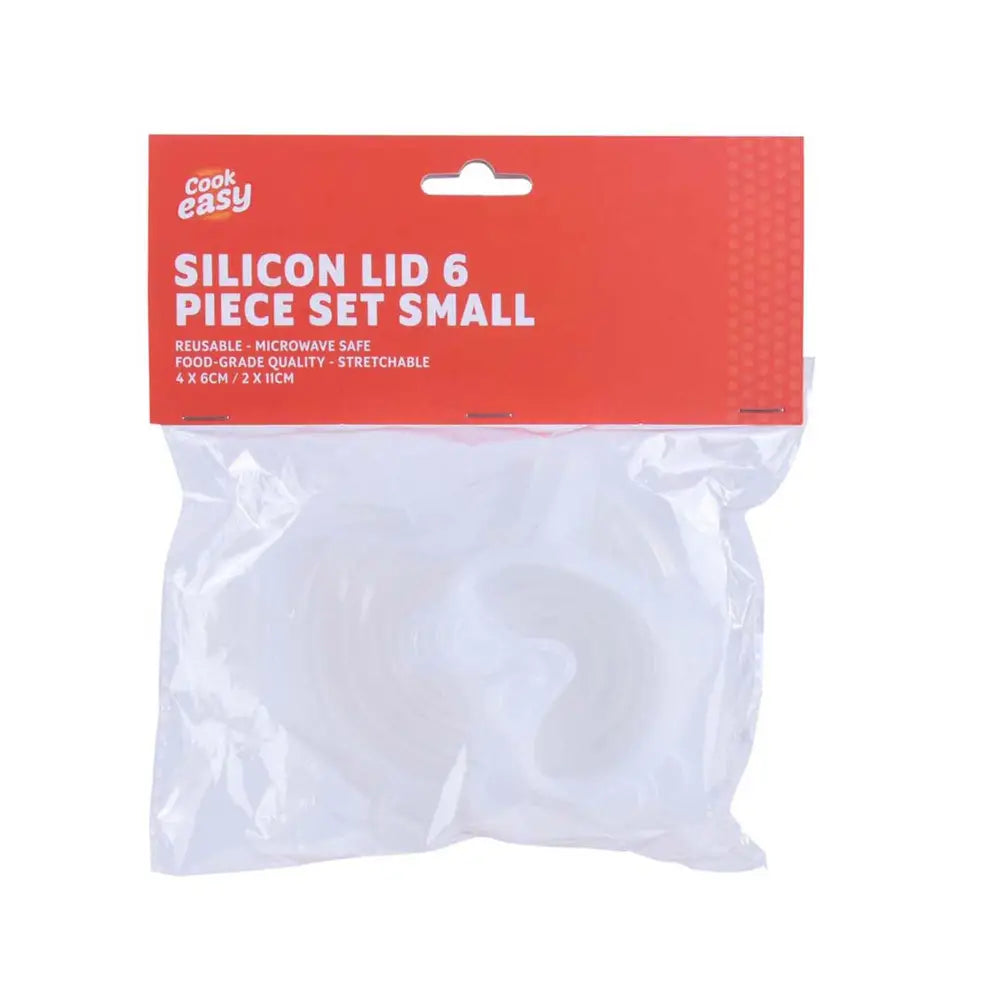 Cook Easy 6pcs Silicone Stretch Lids Set Small - Home & Garden > Kitchenware > Food Storage