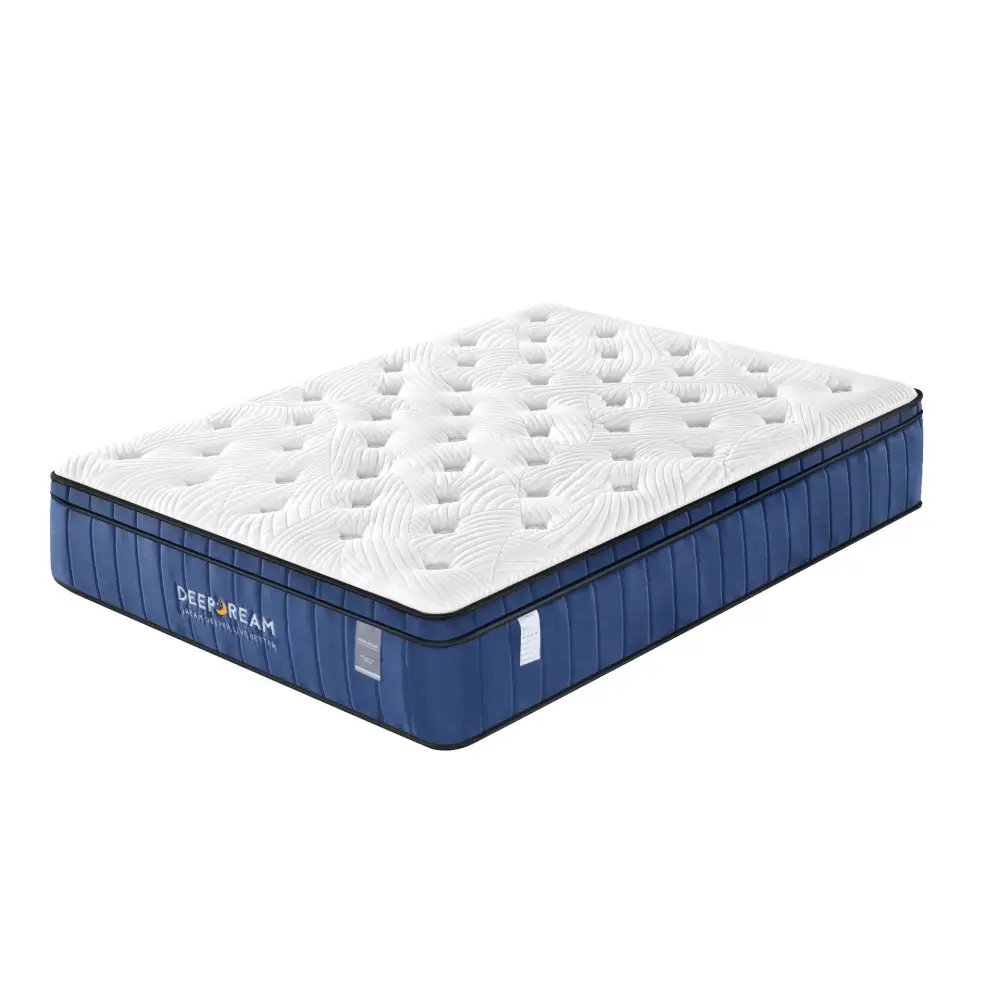 Cool Gel Memory Foam Mattress 5 Zone Latex 34cm - King Single - Furniture > Mattresses