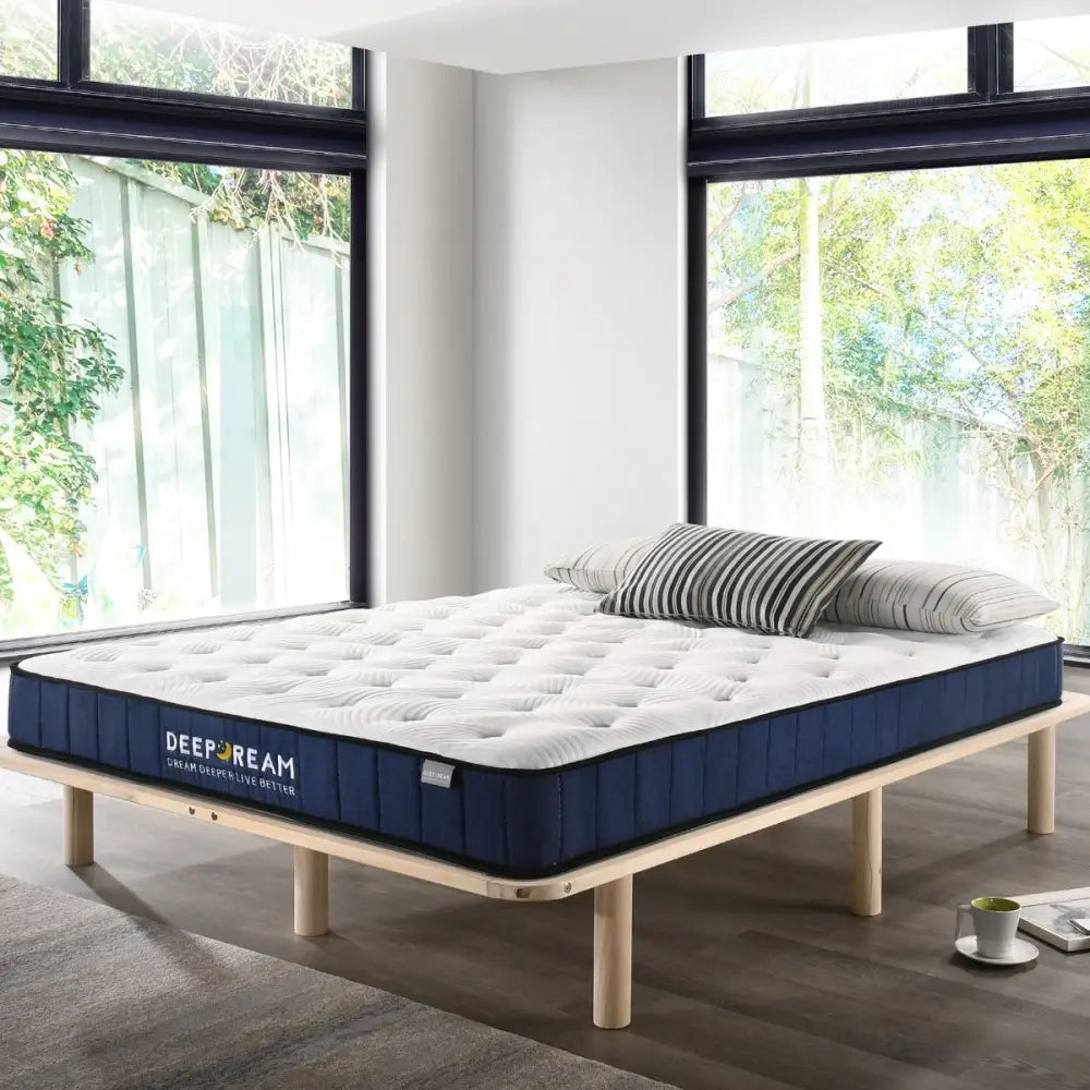 Cool Gel Memory Foam Mattress 5 Zone Pocket Spring - Single - Furniture > Mattresses