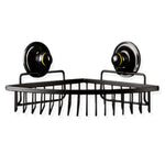 Corner Basket Removable Suction Medium BLACK - Home & Garden > DIY > Hardware Hooks