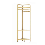 Corner Gold Clothing Rack Clothes Bedroom Storage - Home & Garden > Bathroom Accessories > Towel Racks & Holders