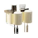 Cream White + Cream White Toothed Brush Holder (2-pack) 20cm * 11.5cm * 11cm - Home & Garden > Bathroom Accessories >