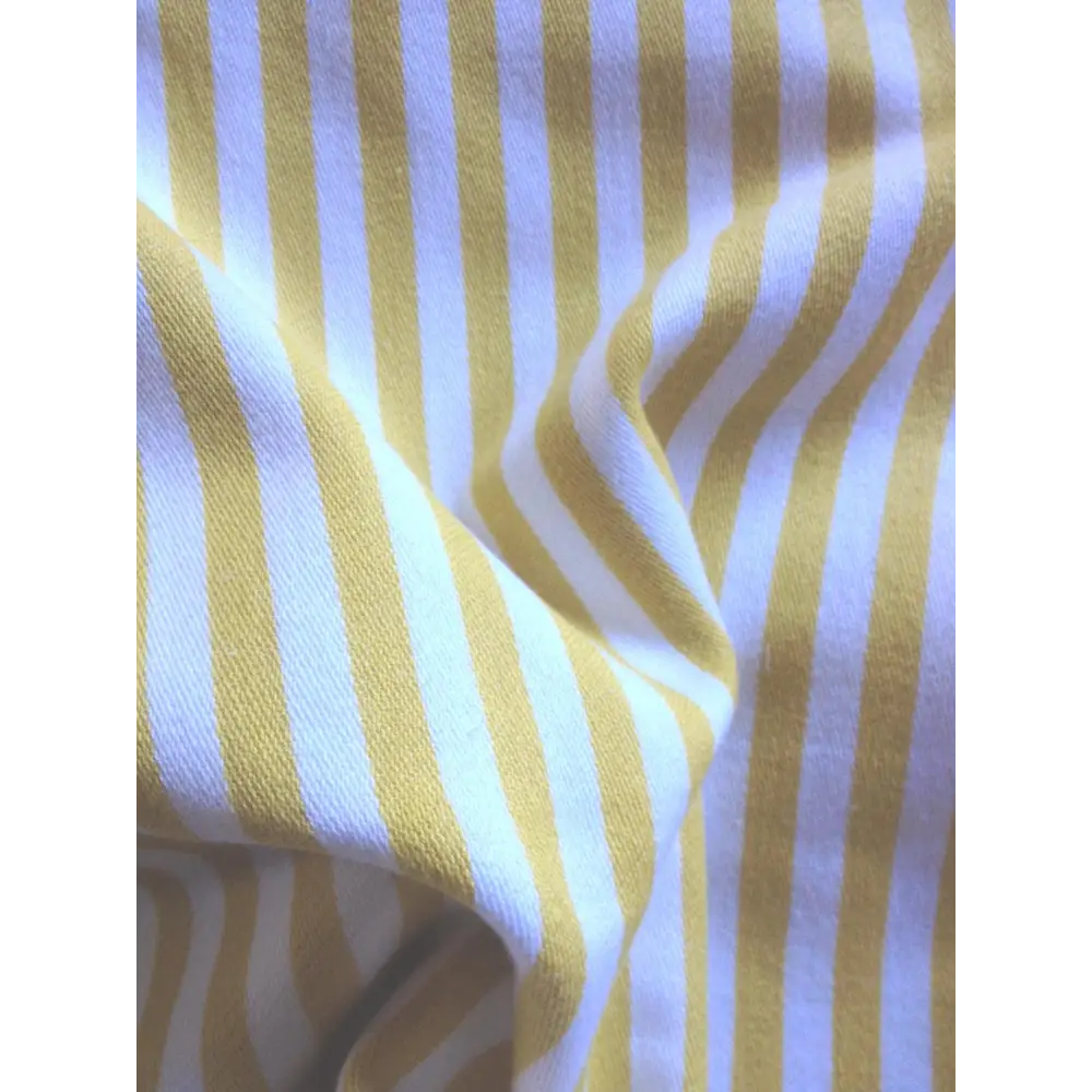 Dandi Mustard Yellow & White Striped Cushion Cover 40x40cm - Home & Garden > Decor