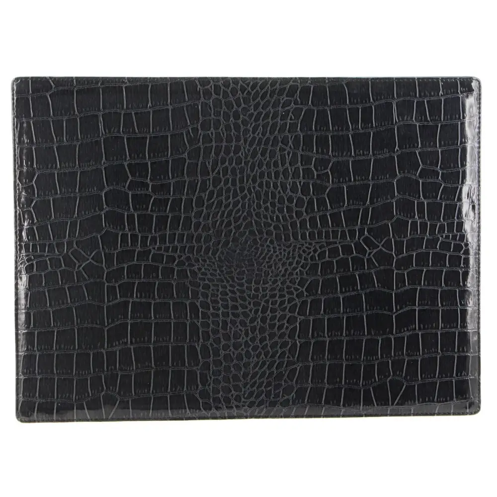 de Burg 4 Piece Table Place Mat Set Placemat with Croc Pattern - Blue - Home & Garden > Kitchenware