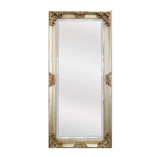 Deluxe French Provincial Ornate Mirror - Champagne - 90cm x 170cm - Home & Garden > Decor