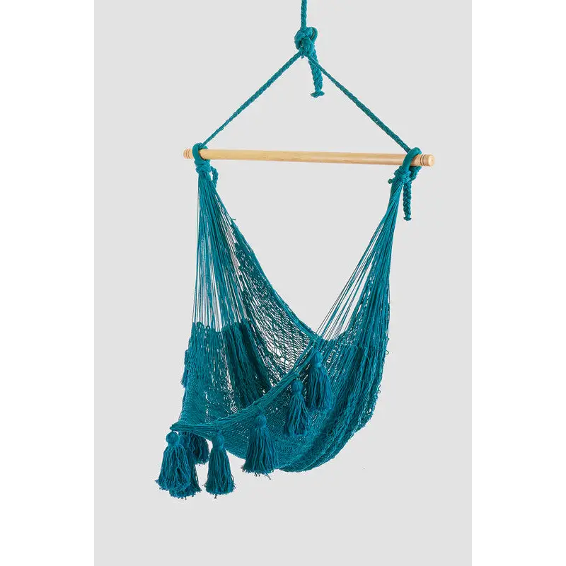 Deluxe Hammock Swing Chair in Plain in Bondi Colour - Home & Garden > Hammocks