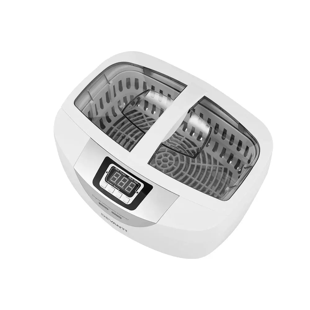 Devanti 2500ml Ultrasonic Cleaner Heater Jewellery Glasses Cleaning Machine 70W - Appliances > Appliances Others