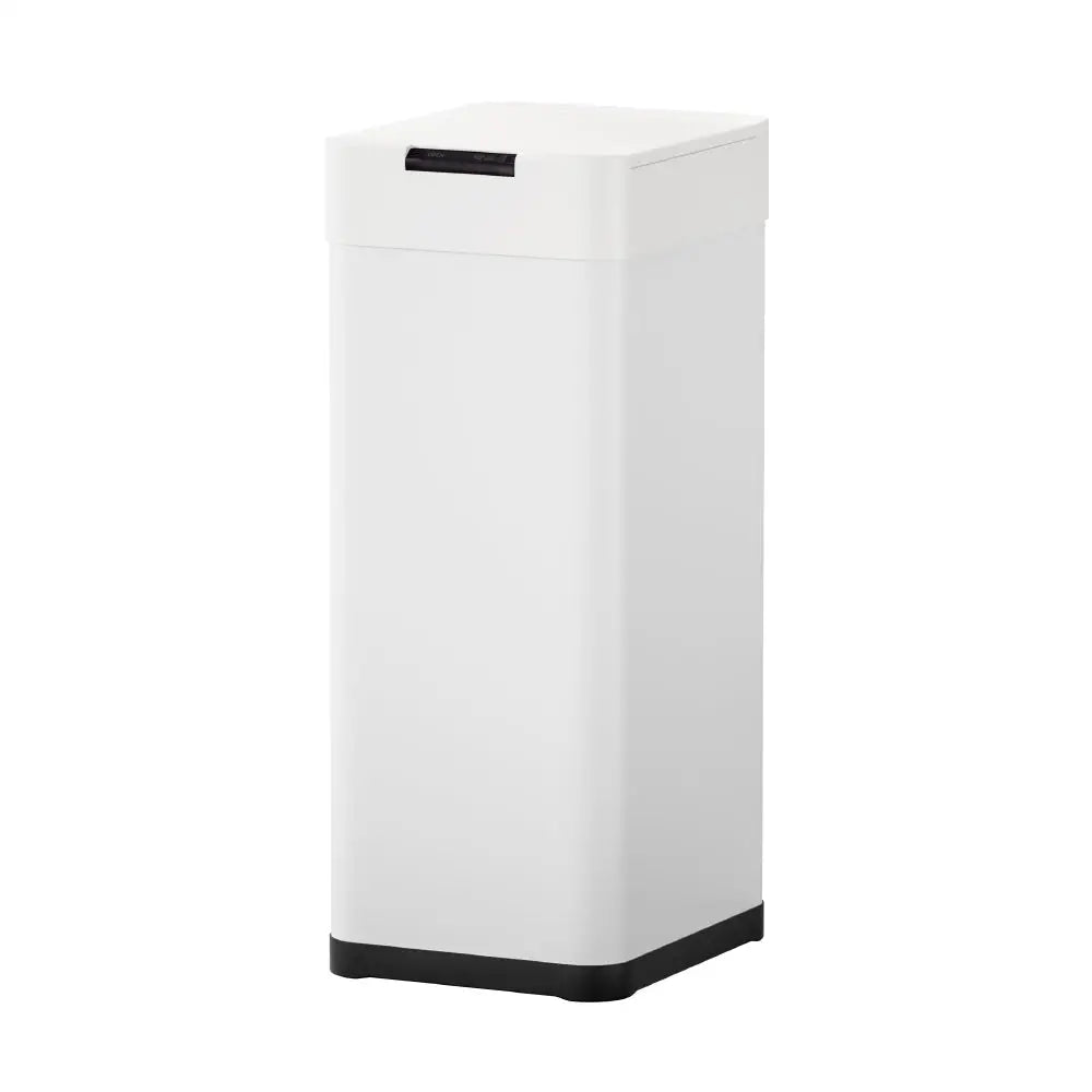 Devanti 50L Sensor Bin Motion Rubbish Bins Kitchen Automatic Trash Can White - Home & Garden > Kitchen Bins > Automatic