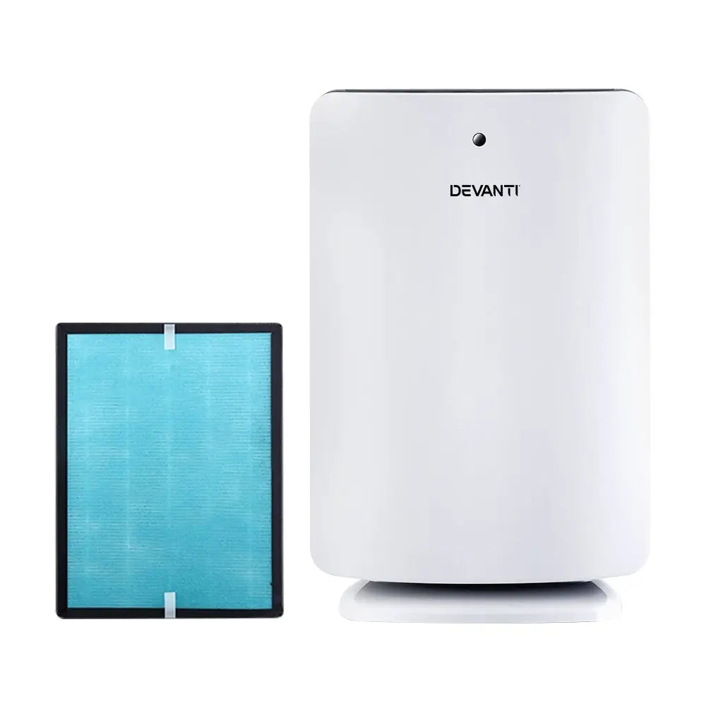 Devanti Air Purifier 3 Stage HEPA w/Replacement Filter - Appliances > Aroma Diffusers & Humidifiers