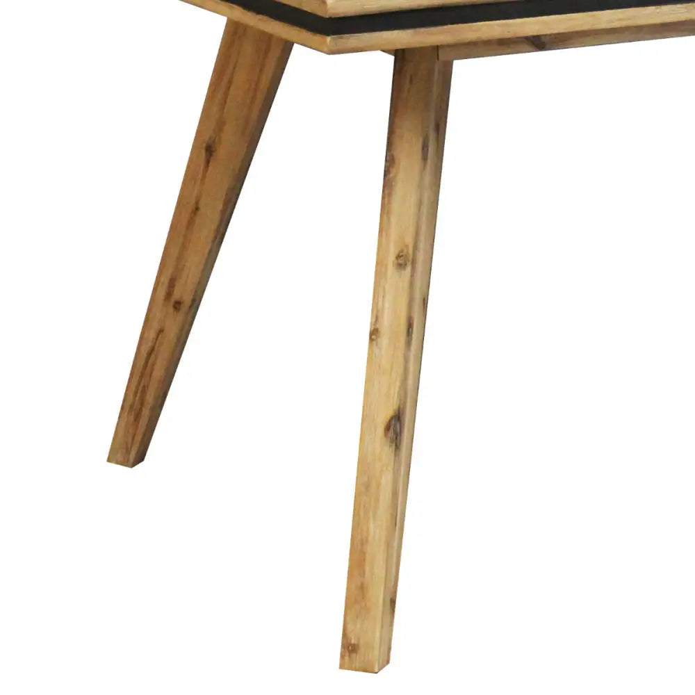 Dining Table 180cm Medium Size Solid Acacia Wooden Frame in Silver Brush Colour - Furniture > Dining