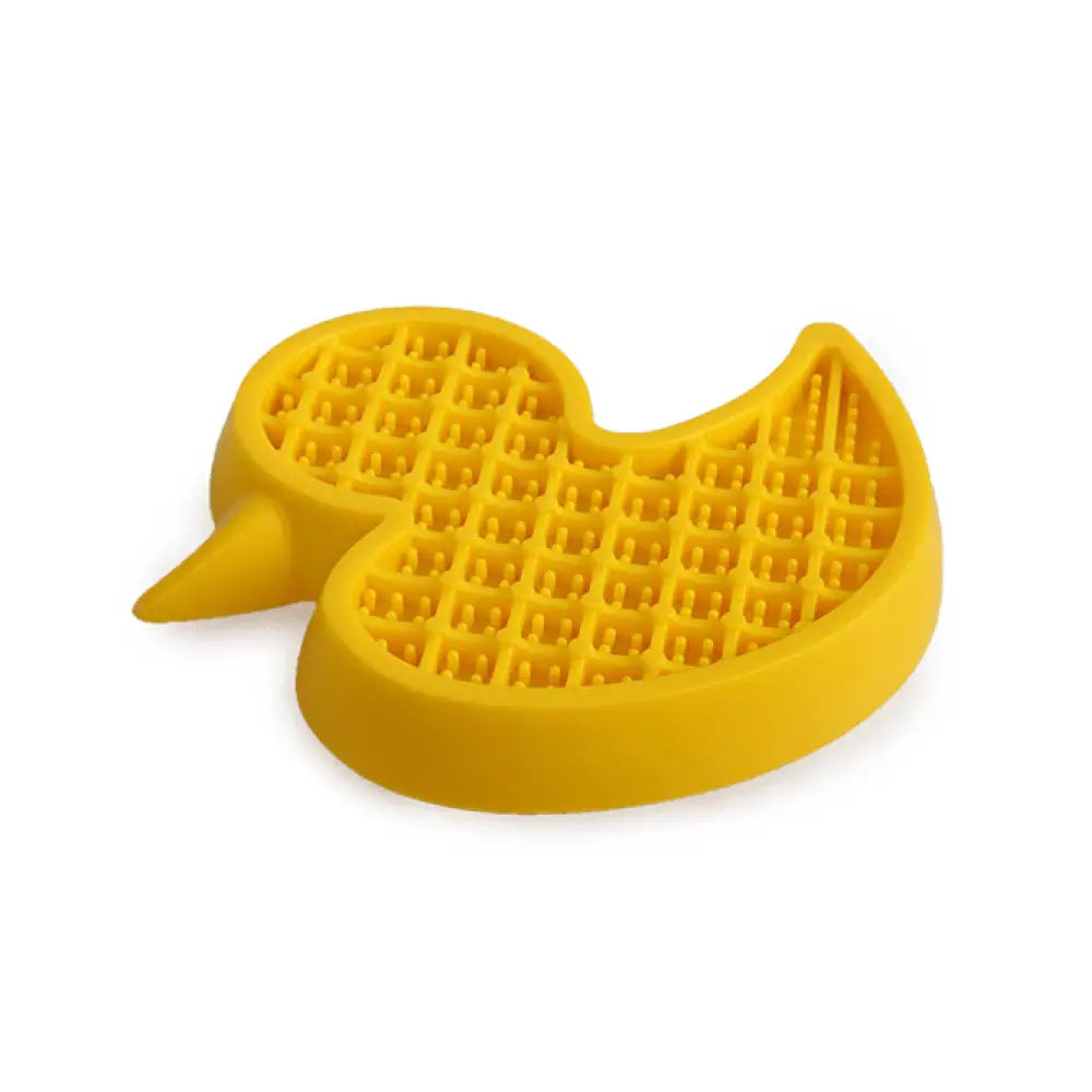 Dog Bath Time Calming Lick Mat - Suction Duck - Food Treat Feeder - Pet Care > Toys > Dog Toys