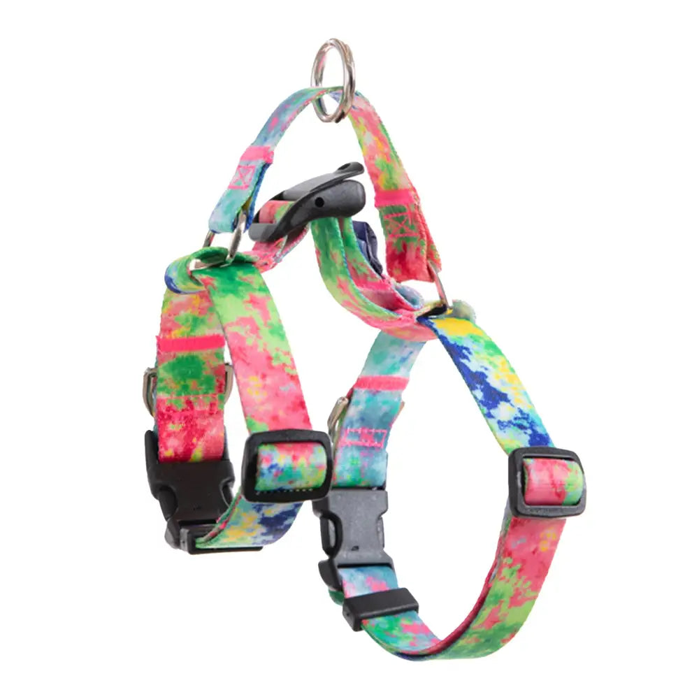 Dog Double-Lined Straps Harness Adjustable L SWEET GREEN - Pet Care > Dog Supplies > Dog Collars Leads & Harnesses