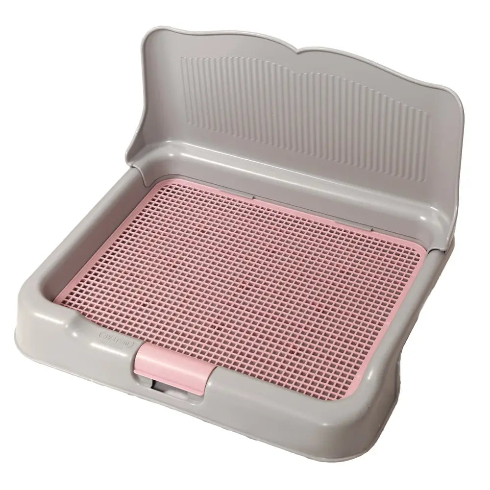 Dog Pet Potty Tray Training Toilet Detachable Wall T2 GREY - Pet Care > Dog Supplies > Dog Training Aids