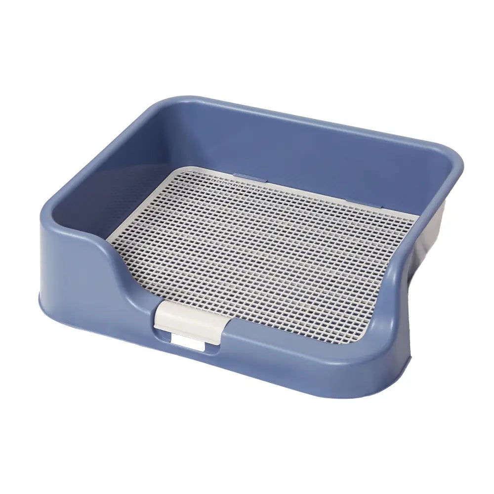Dog Pet Potty Tray Training Toilet Raised Walls T1 BLUE - Pet Care > Dog Supplies > Dog Training Aids
