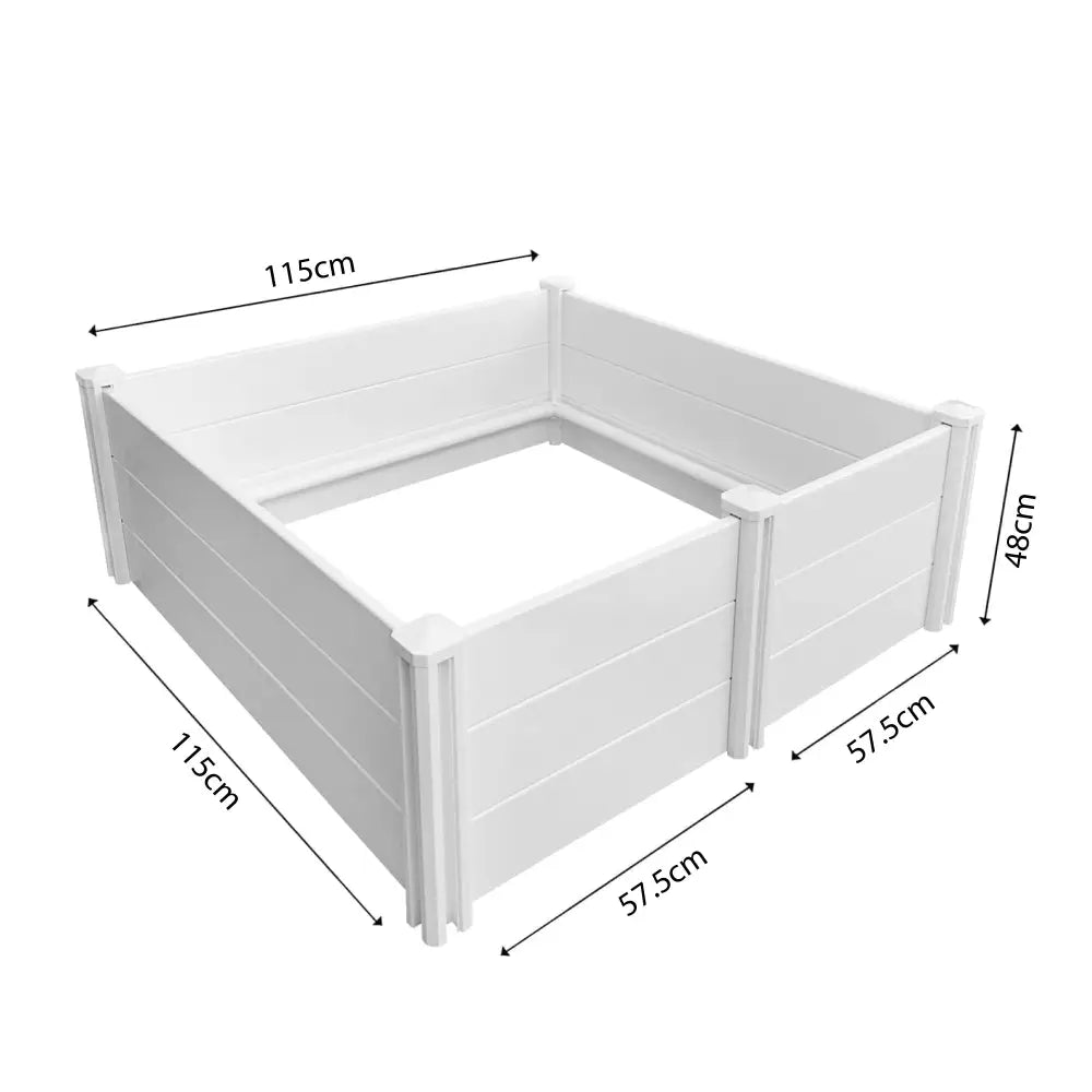 Dog Whelping Box 1.15m x 1.15m x 0.48m - Puppy Birthing PVC Pen - Pet Care > Dog Supplies > Dog Playpens & Gates