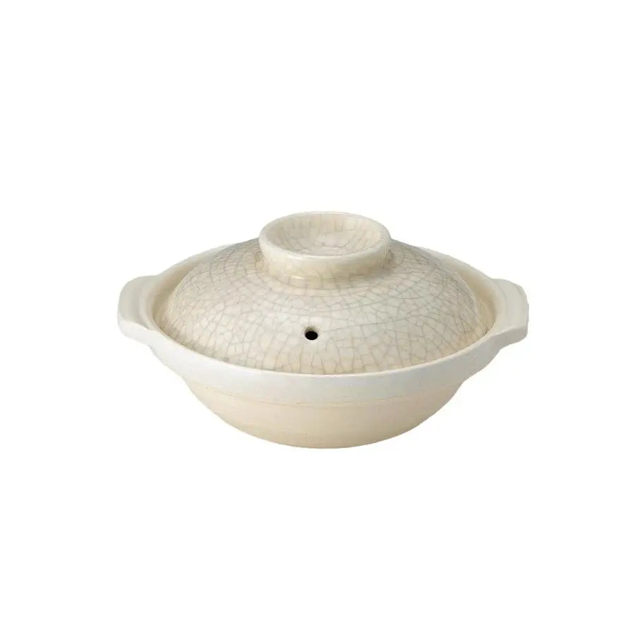 Donabe Japanese Ginpo 24.5cm Clay Pot Ceramic Hot Pot Casserole