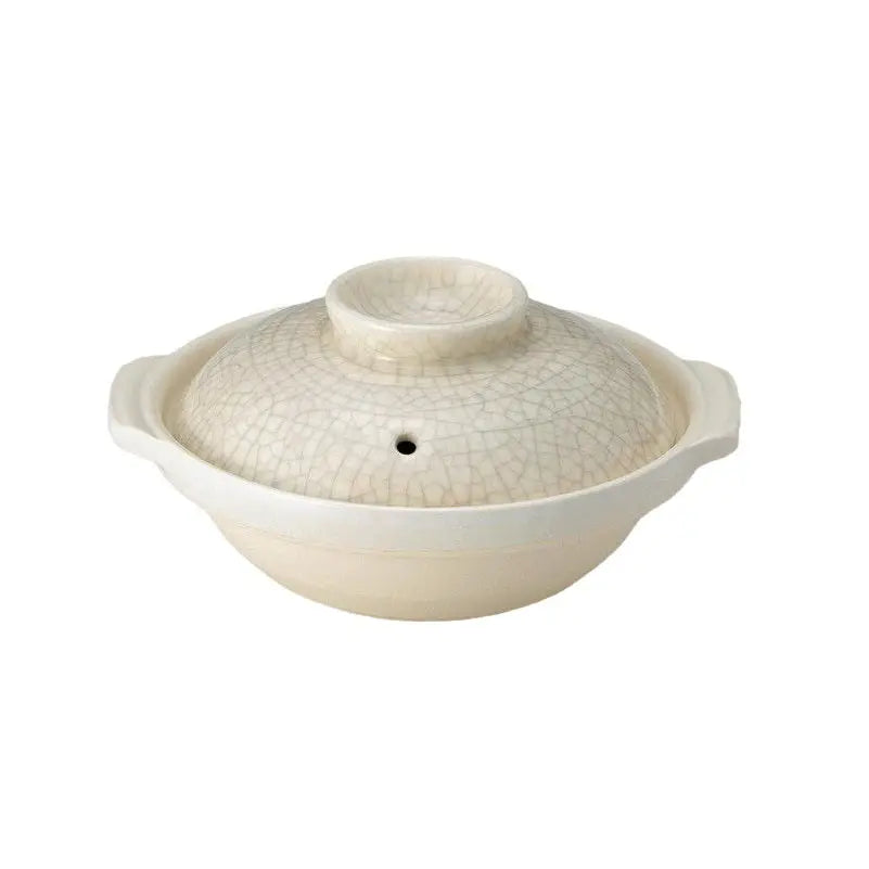 Donabe Japanese Ginpo 28cm Clay Pot Ceramic Hot Pot Casserole