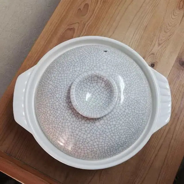 Donabe Japanese Ginpo 31cm Clay Pot Ceramic Hot Pot Casserole
