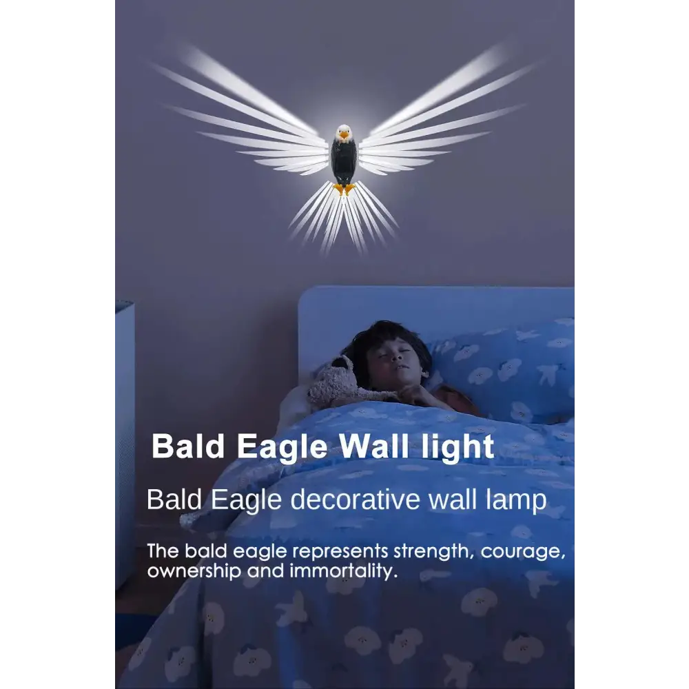 Eagle Shape LED Night Light with Remote Control and Timer - Home & Garden > Lighting > Wall Lights