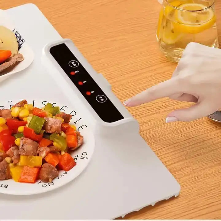 Electric Food Warmer Heating Plate - Large Surface Buffet Warmer with Adjustable Temperature Control - Appliances >