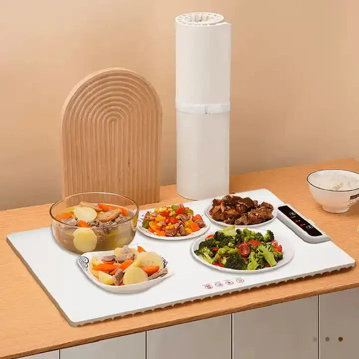 Electric Food Warmer Heating Plate - Large Surface Buffet Warmer with Adjustable Temperature Control - Appliances >
