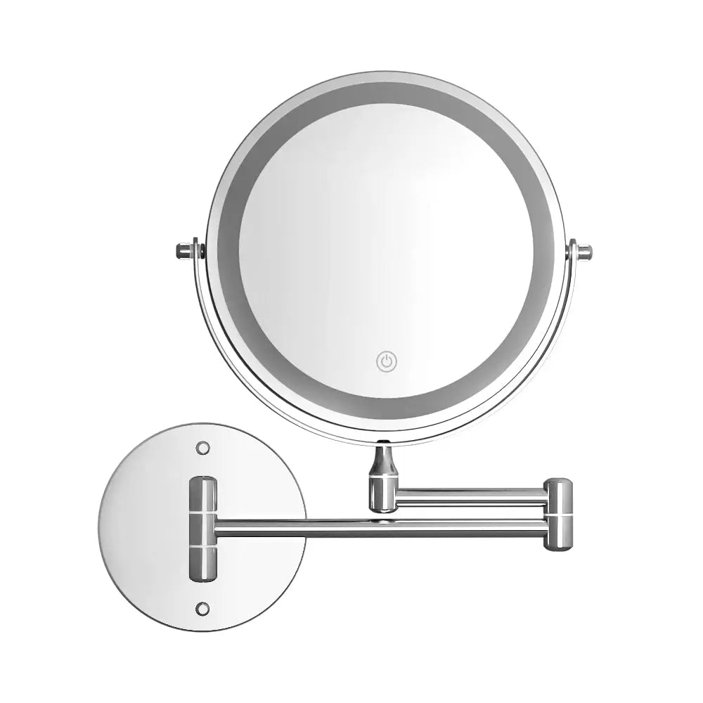 Embellir Extendable Makeup Mirror 10X Magnifying Double-Sided Bathroom Silver - Health & Beauty > Makeup > Makeup