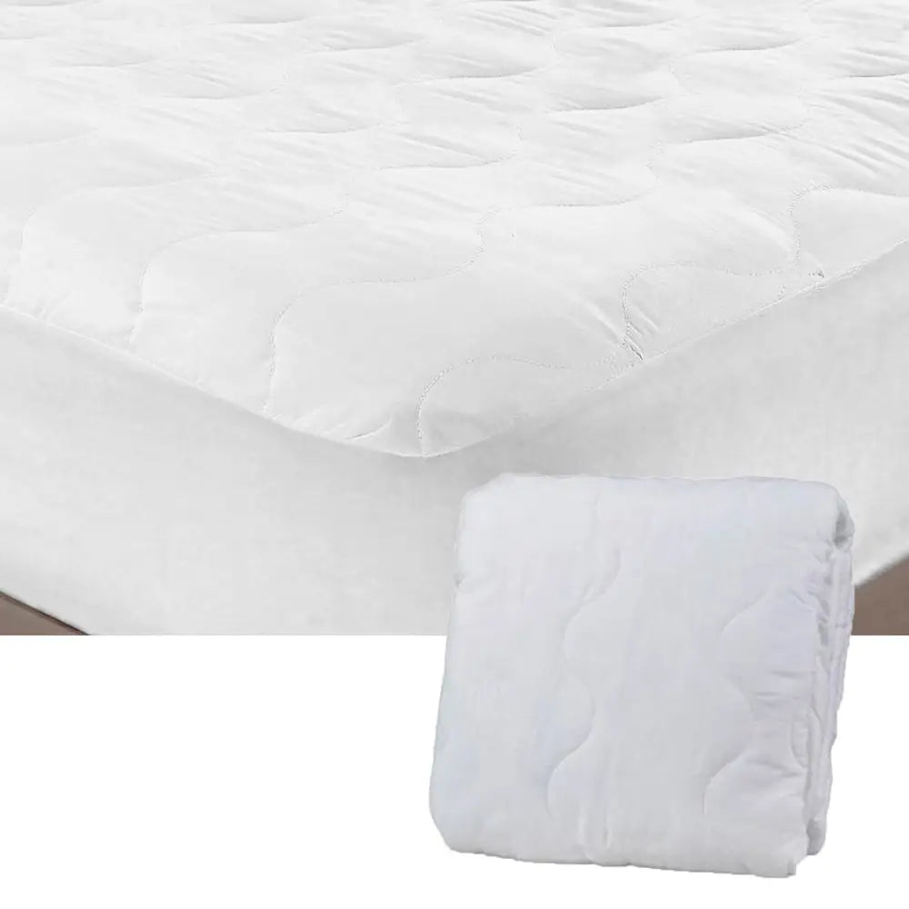 Essentially Home Living Microfibre Quilted Fitted Mattress Protector - SINGLE - Home & Garden > Bedding
