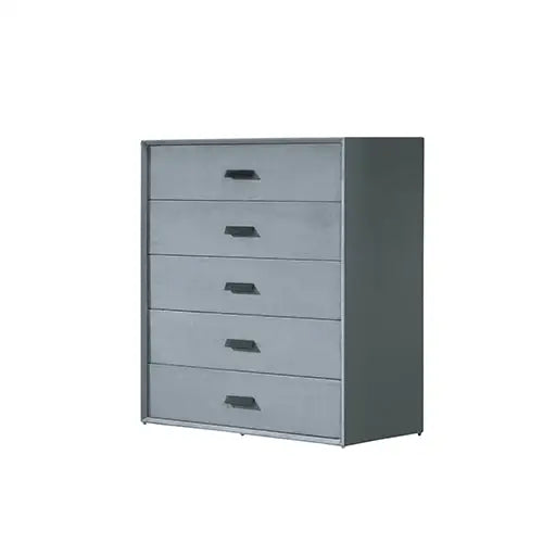 Estella Tallboy MDF Construction Fabric Upholstery Iron Feet - Furniture > Bedroom > Beds & Bed Frames