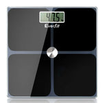 Everfit Body Fat Bathroom Scale Weighing Tracker Gym 180KG - Home & Garden > Scales > Bathroom Scales