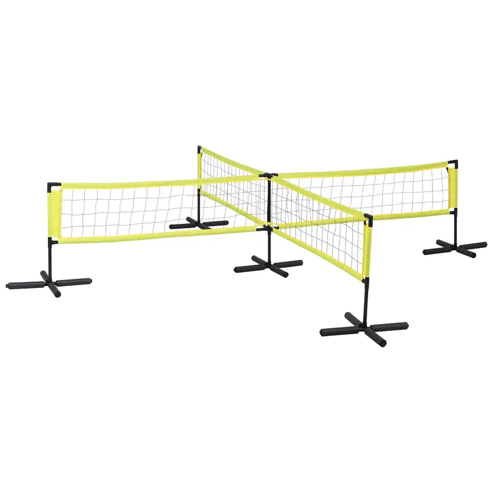 Everfit Water Volleyball Net Set Portable Swimming Pool Nets Game 4 Anchor Bags - Home & Garden > Pool & Accessories >