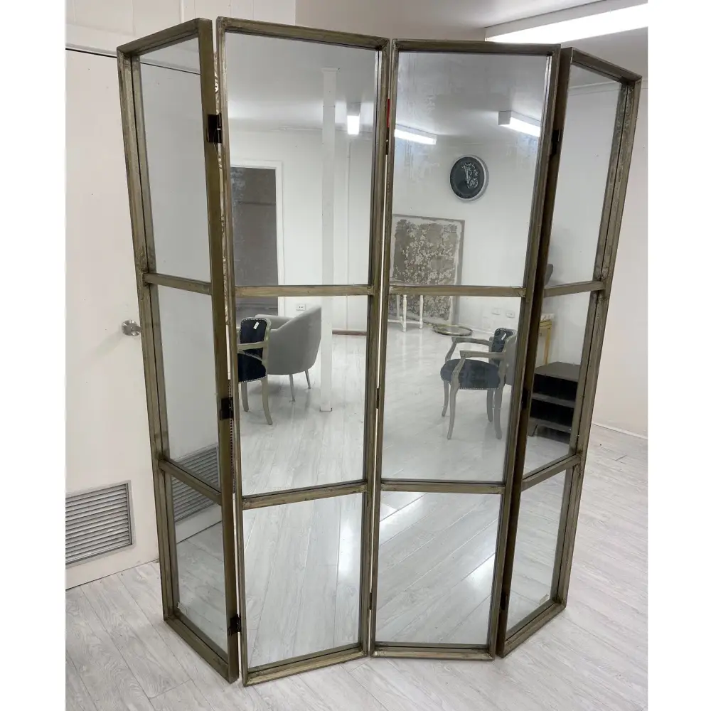 EXOTIC MELODIES MIRROR BIRD DRESSING SCREEN/ROOM DIVIDER - Home & Garden > Decor > Vases & Table Decor